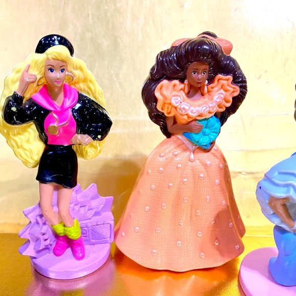 BARBIE VTG 1991 MCDONALD’S HAPPY MEAL TOY BUNDLE OF 6 PVC FIGURINES MATTEL - Picture 4 of 14